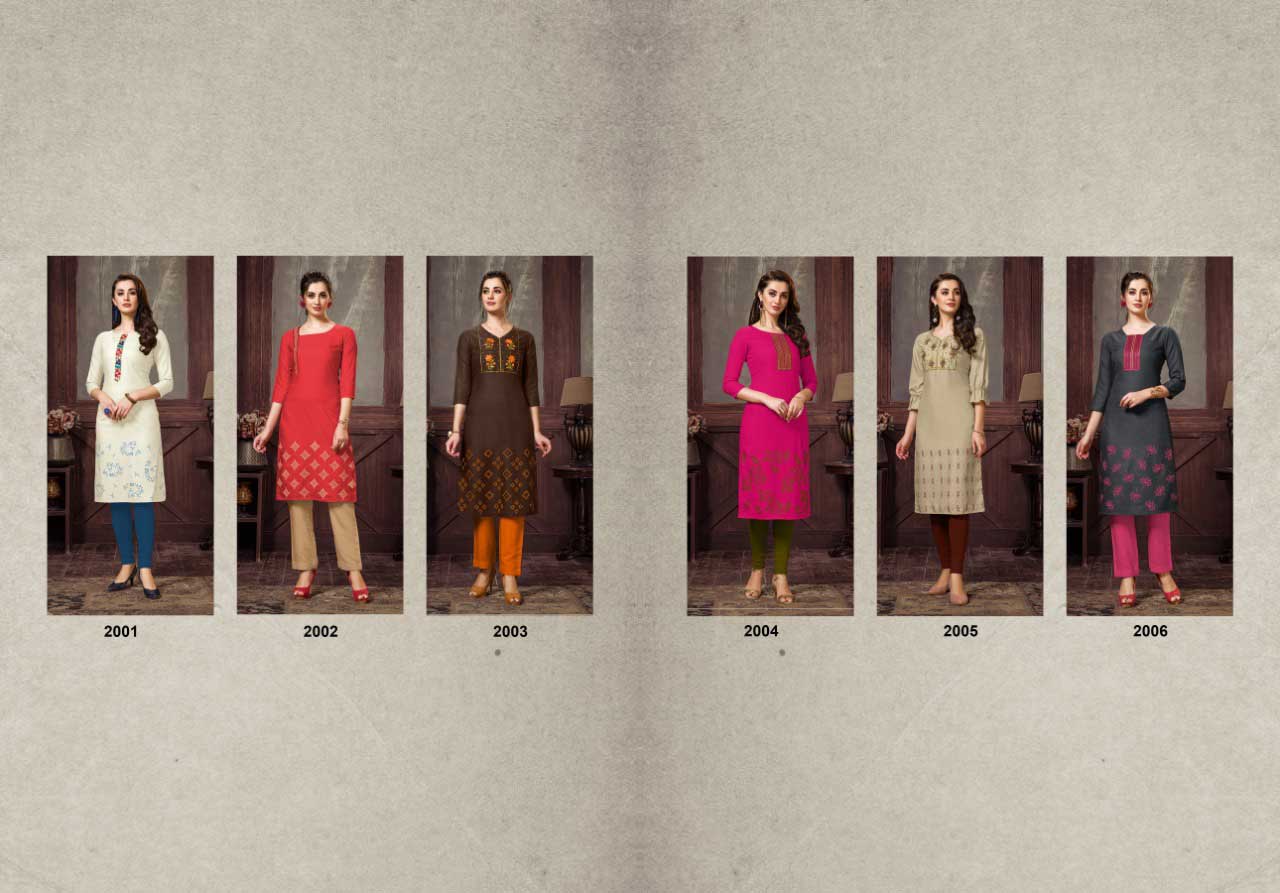 Chingari Vol-2 Wholsale Cotton Printed Kurti Set Chingari Vol-2 Wholsale Cotton Printed Kurti Set